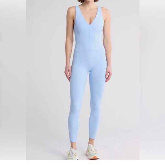 Free People Sky Blue Jumpsuit - Picture 5 of 7